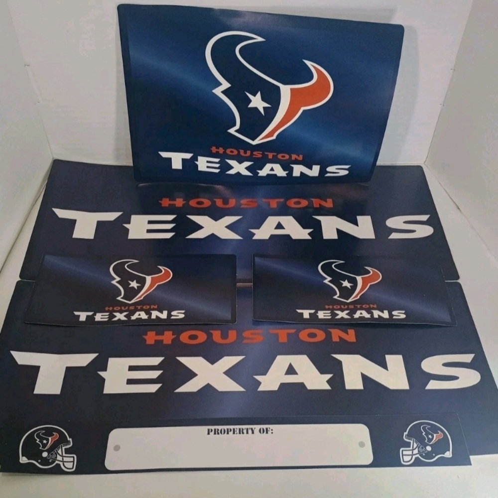 Houston Texans 7 Stickers By Franklin Sports